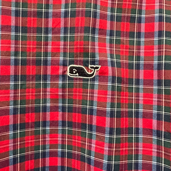 Vineyard Vines Men’s Medium Plaid Print Button Down - Picture 4 of 5